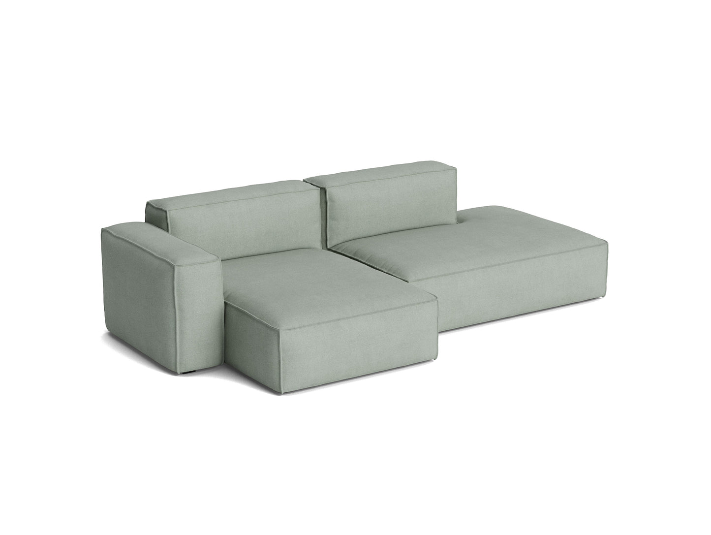 Mags Soft 2.5 Seater Sofa (Low Armrest) with Removable Cover by HAY - Combination 3 Left Armrest / Osumi 06