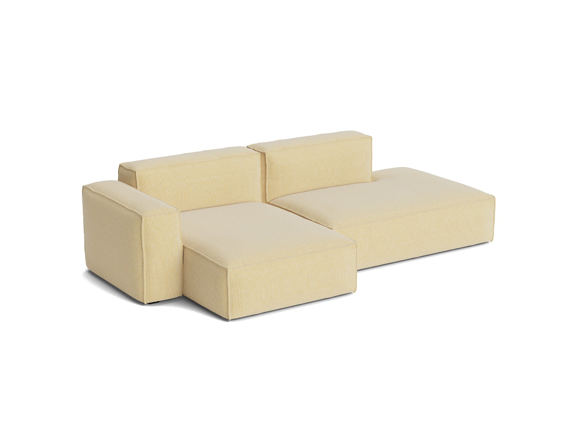 Mags Soft 2.5 Seater Sofa (Low Armrest) with Removable Cover by HAY - Combination 3 Left Armrest / Tartaglia 857