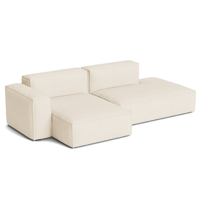 Mags Soft 2.5 Seater Sofa (Low Armrest) with Removable Cover by HAY - Combination 3 Left Armrest / Turf Cream