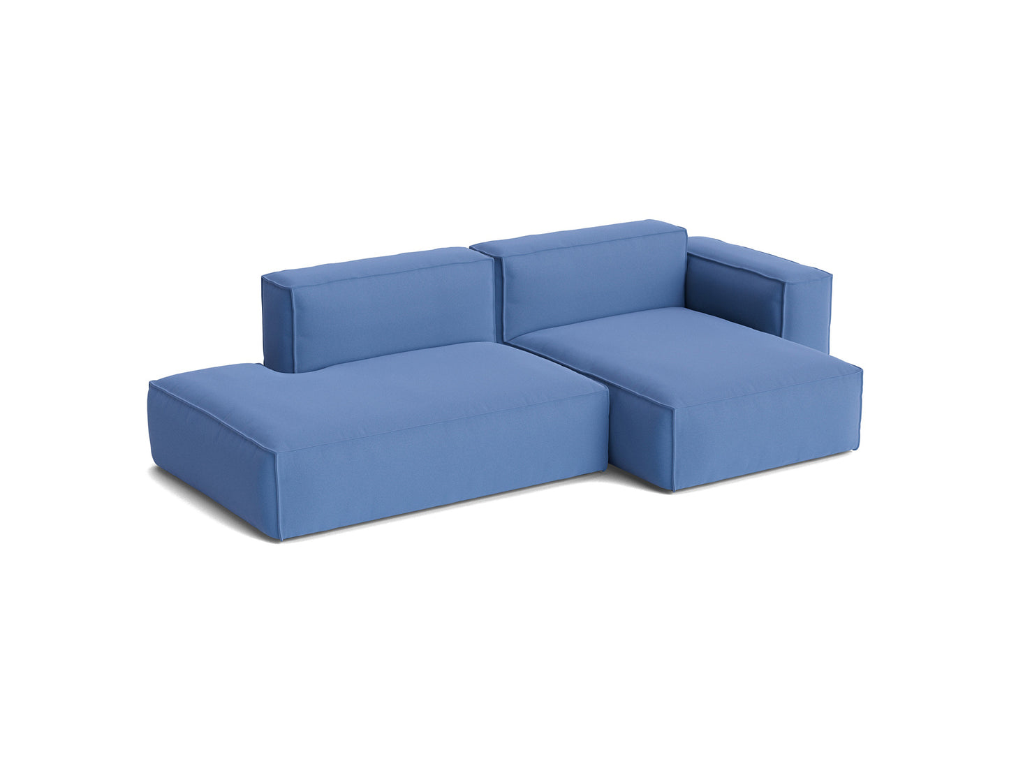 Mags Soft 2.5 Seater Sofa (Low Armrest) with Removable Cover by HAY - Combination 3 Right Armrest / Story 023
