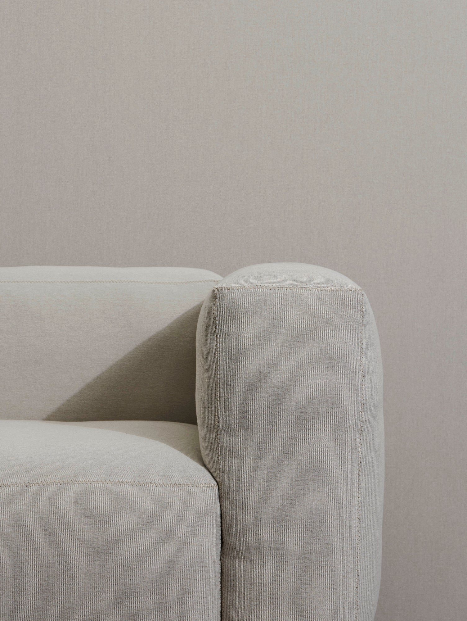 Mags Soft 2.5 Seater Sofa by HAY - Combination 1 / Story 102 / Beige Stitching