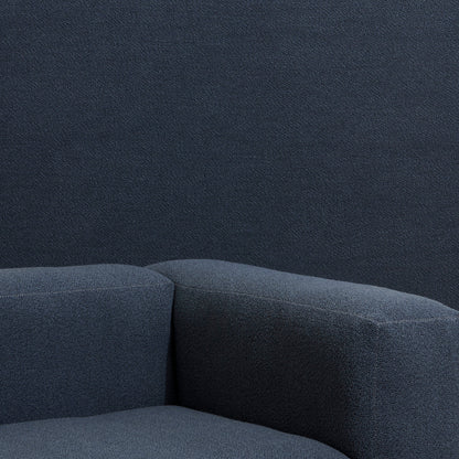 Mags Soft 2.5 Seater Sofa by HAY - Combination 1 / Turf Blue Grey / Grey Stitching