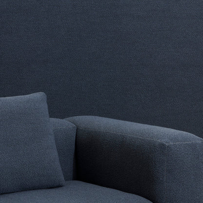 Mags Soft 2.5 Seater Sofa by HAY - Combination 1 / Turf Blue Grey / Grey Stitching