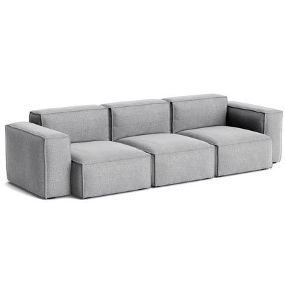 Mags Soft 3 Seater Sofa (Low Armrest) with Removable Cover by HAY - Combination 1 / Hallingdal 65 130