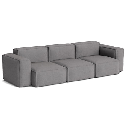 Mags Soft 3 Seater Sofa (Low Armrest) with Removable Cover by HAY - Combination 1 / Hallingdal 65 166