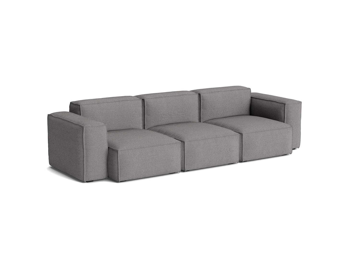Mags Soft 3 Seater Sofa (Low Armrest) with Removable Cover by HAY - Combination 1 / Hallingdal 65 166