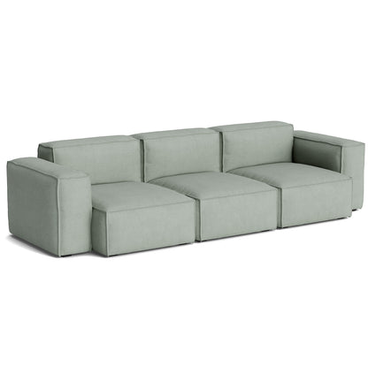 Mags Soft 3 Seater Sofa (Low Armrest) with Removable Cover by HAY - Combination 1 / Osumi 06