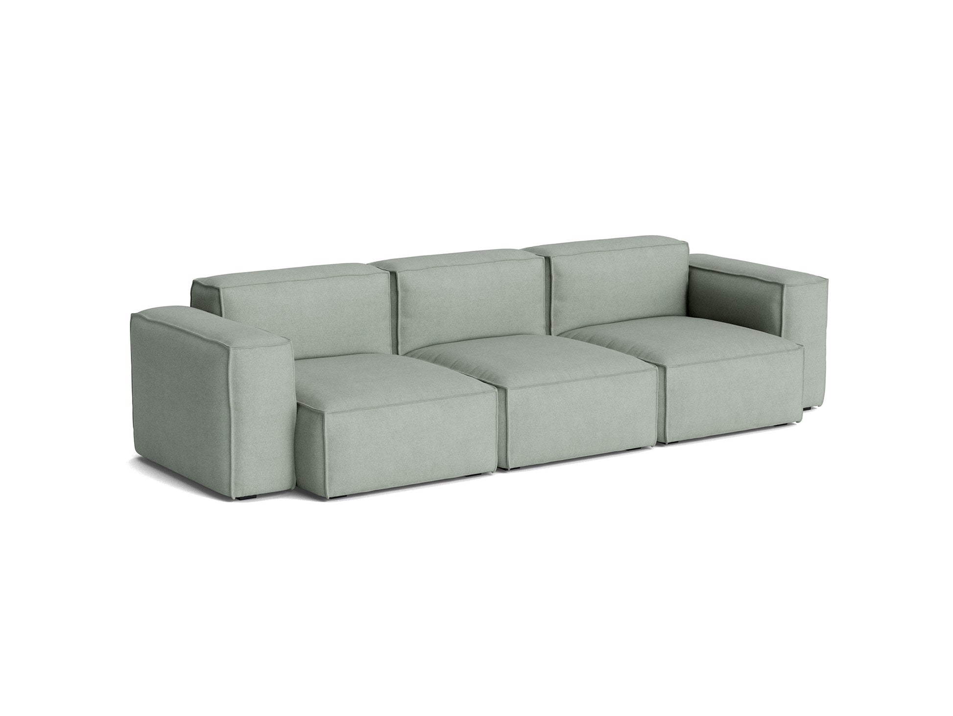 Mags Soft 3 Seater Sofa (Low Armrest) with Removable Cover by HAY - Combination 1 / Osumi 06