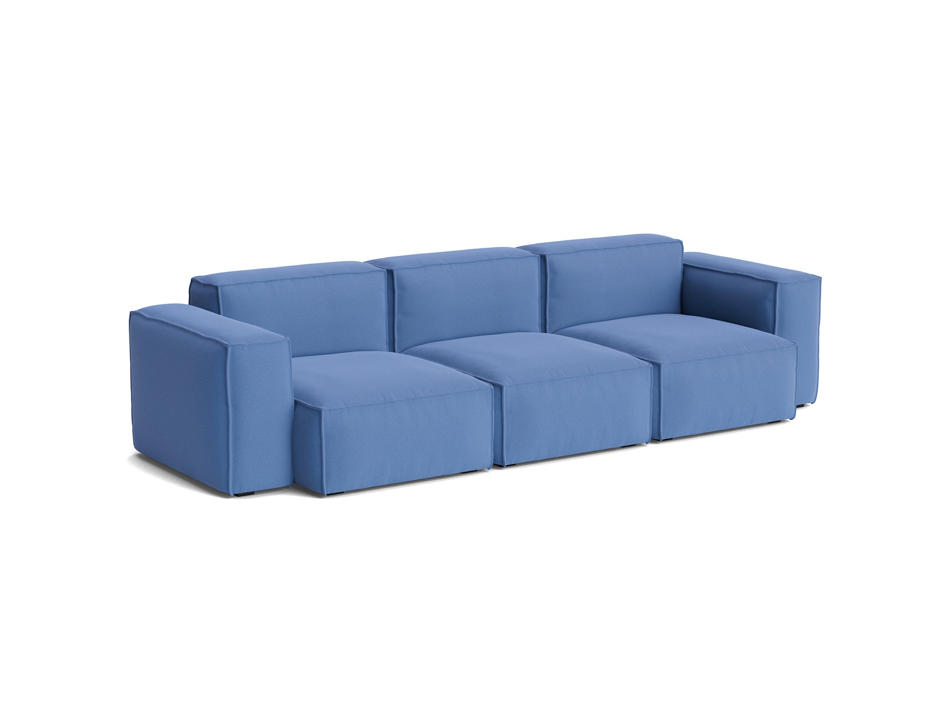 Mags Soft 3 Seater Sofa (Low Armrest) with Removable Cover by HAY - Combination 1 / Story 023