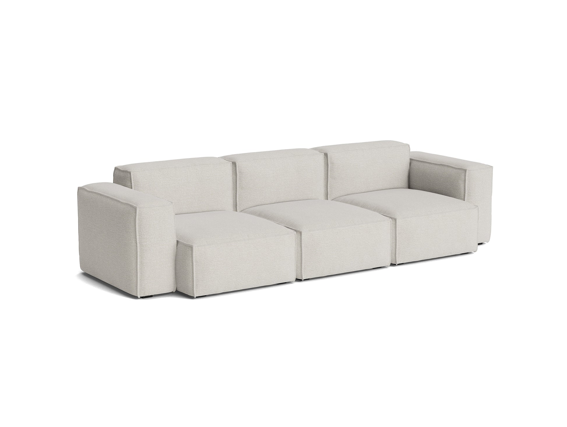Mags Soft 3 Seater Sofa (Low Armrest) with Removable Cover by HAY - Combination 1 / Story 102