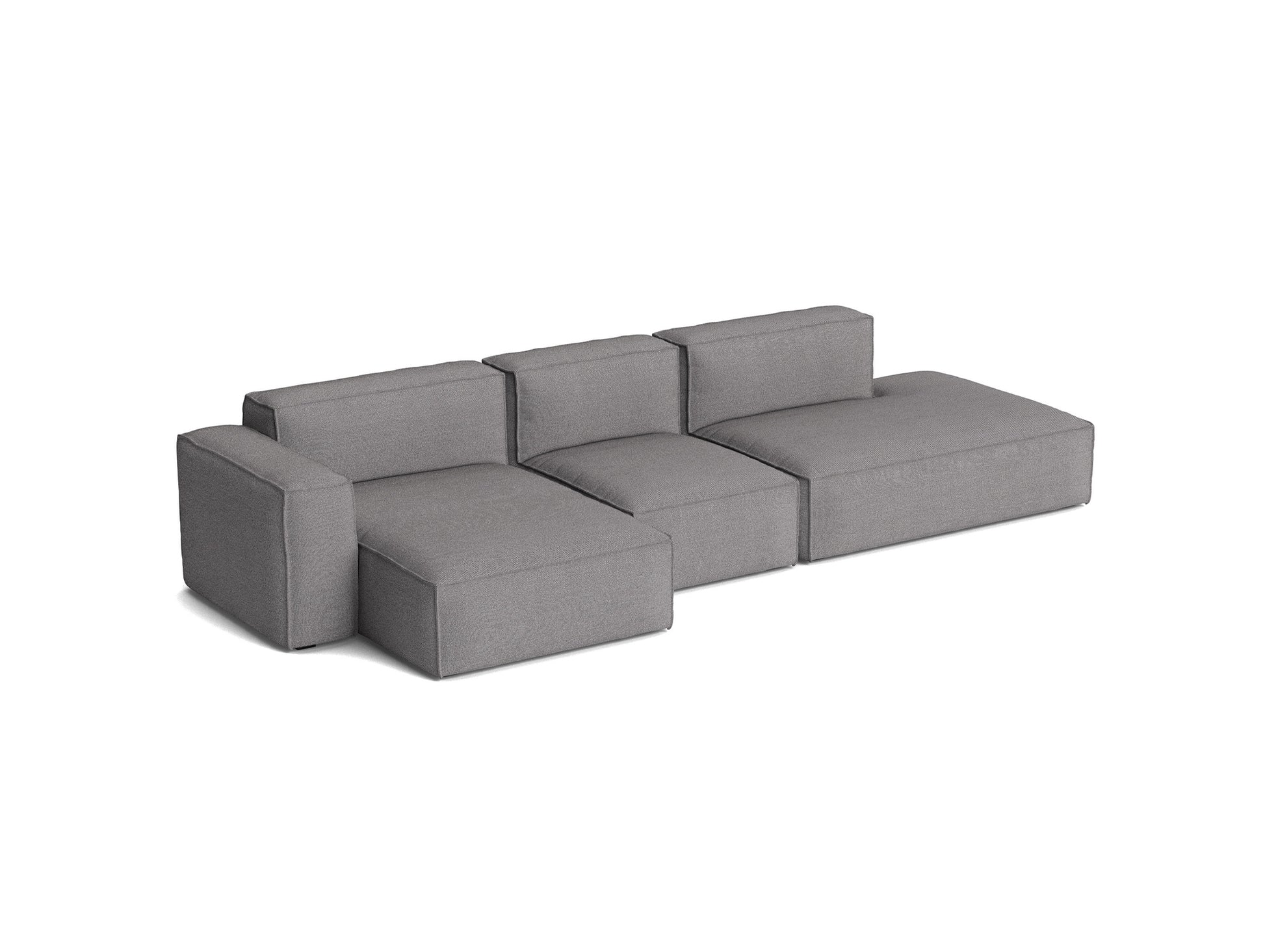 Mags Soft 3 Seater Sofa (Low Armrest) with Removable Cover by HAY - Combination 4 Left / Hallingdal 65 166
