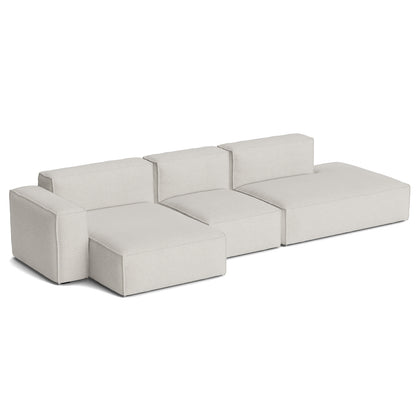 Mags Soft 3 Seater Sofa (Low Armrest) with Removable Cover by HAY - Combination 4 Left / Story 102