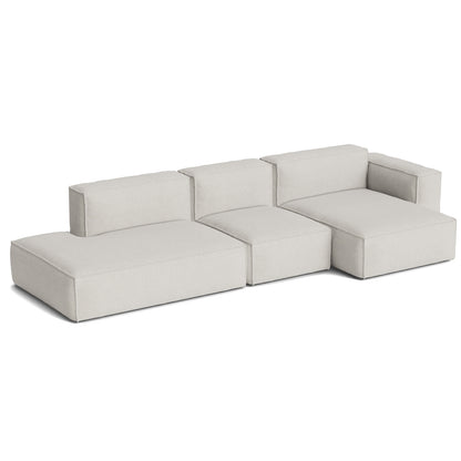 Mags Soft 3 Seater Sofa (Low Armrest) with Removable Cover by HAY - Combination 4 Right / Story 102