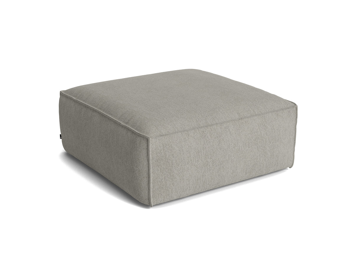 Mags Soft Ottoman with Removable Cover by HAY - Turf Light Grey