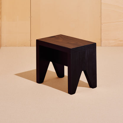 Manolito Stool by HAY - Short / Black Pine
