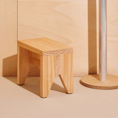 Manolito Stool by HAY - Short / Natural Pine