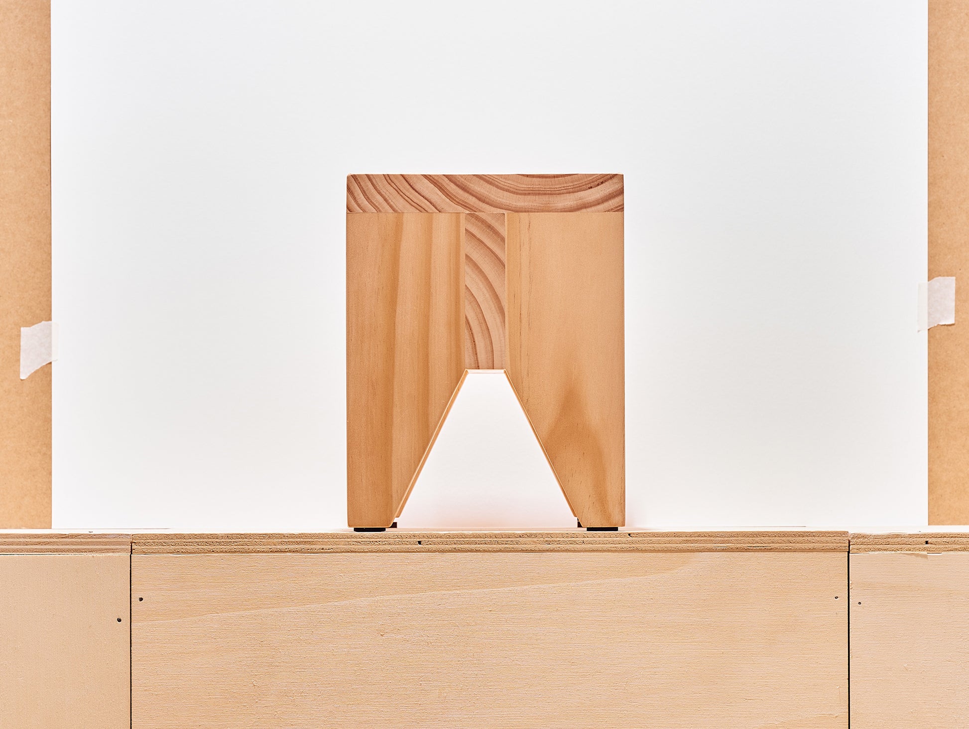 Manolito Stool by HAY - Short / Natural Pine