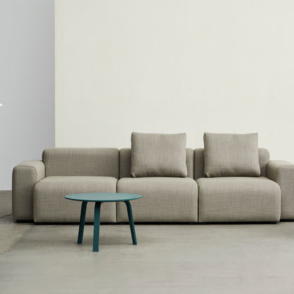 Mags 3 Seater Sofa (Low Armrest) by HAY - Combination 1 / Maglia Warm Grey