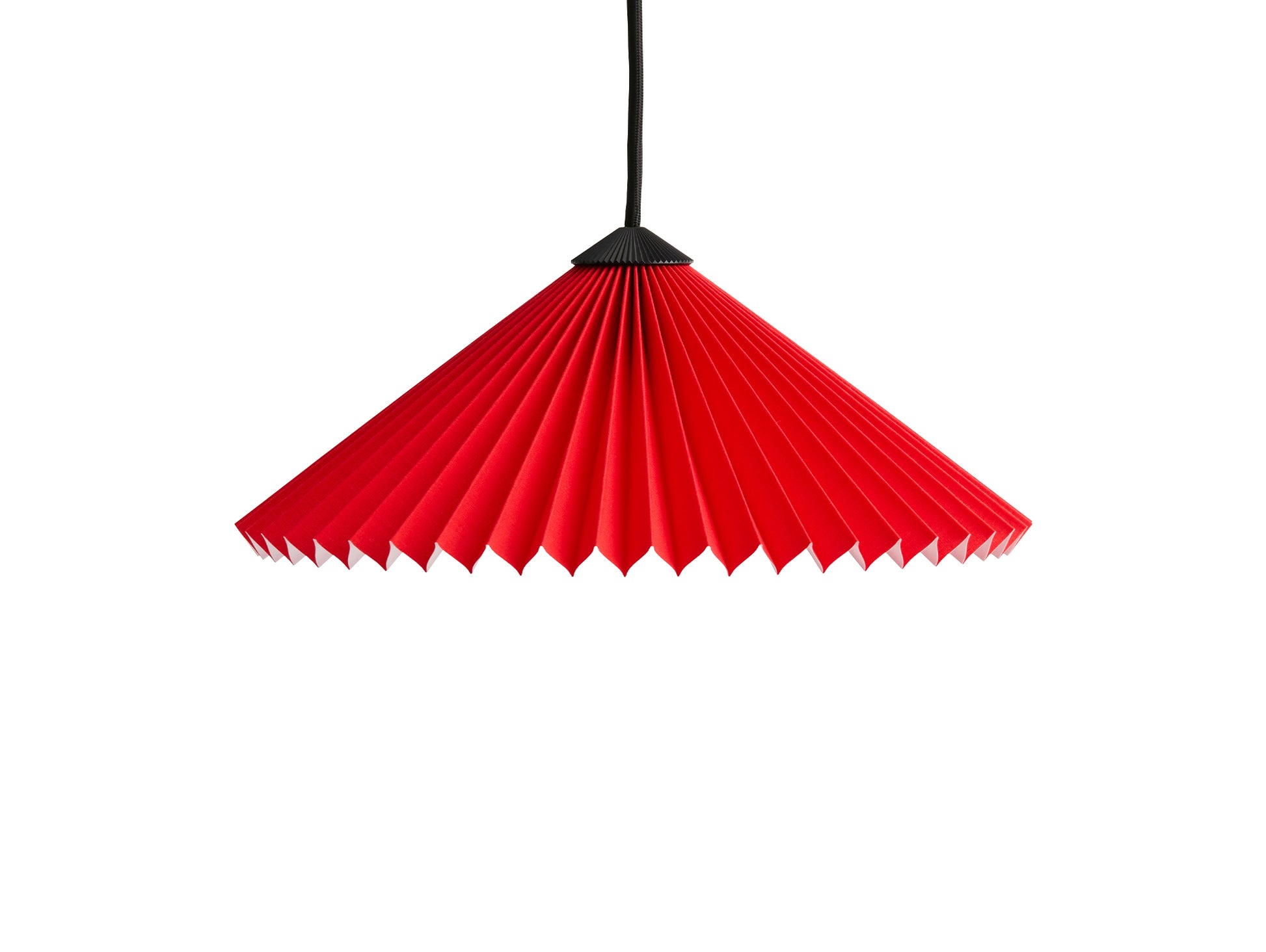 Matin Pendant Lamp by HAY - D30 cm / Bright Red