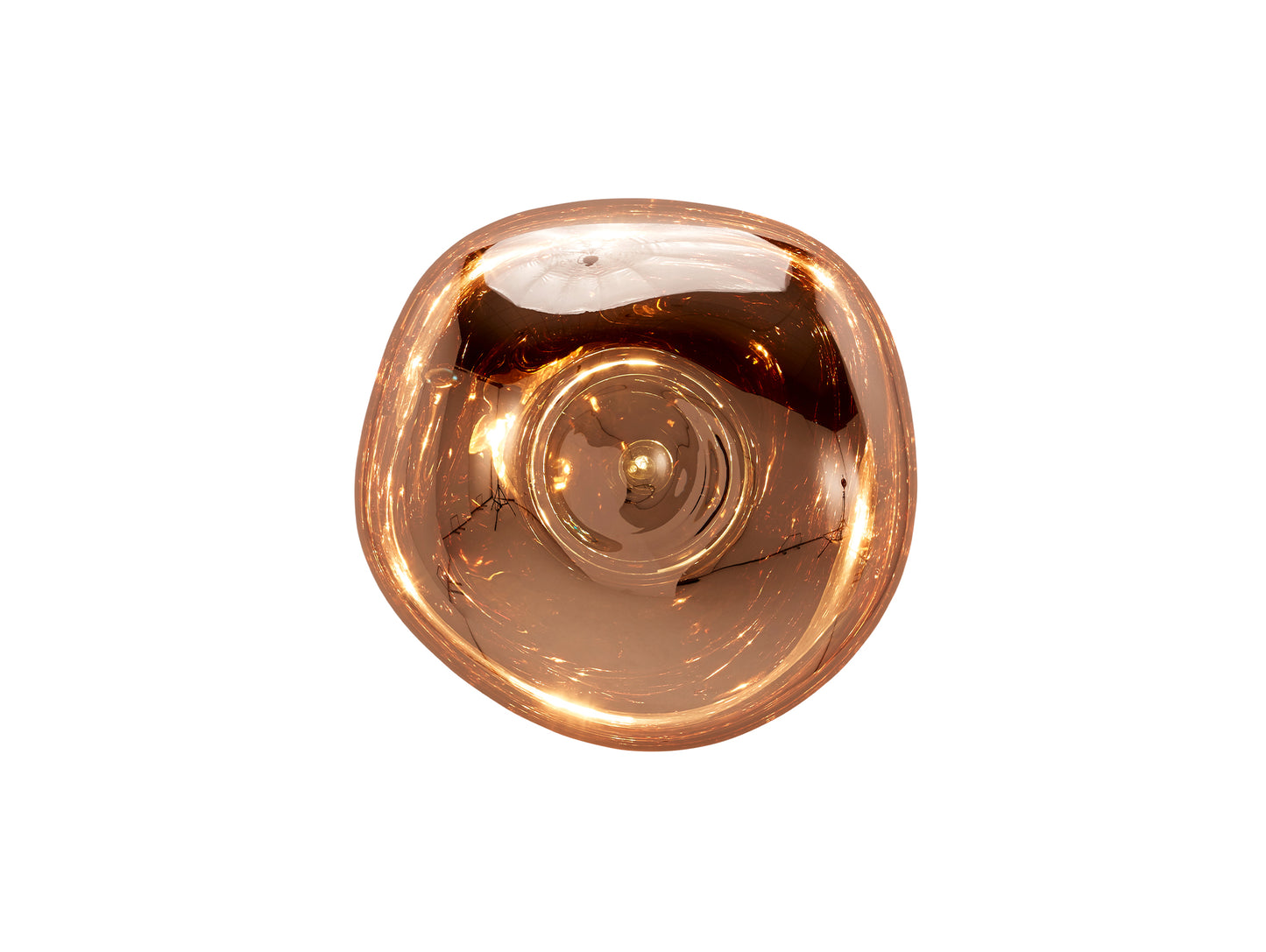 Melt Surface LED Wall Lamp by Tom Dixon - Copper
