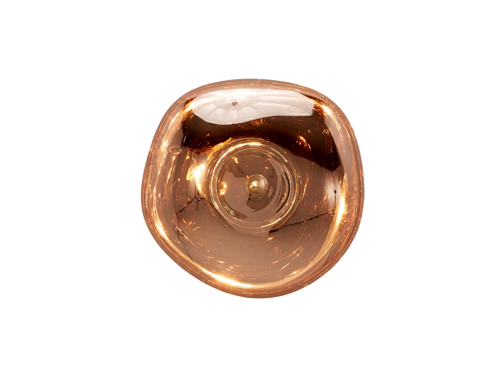 Melt Surface LED Wall Lamp by Tom Dixon - Copper