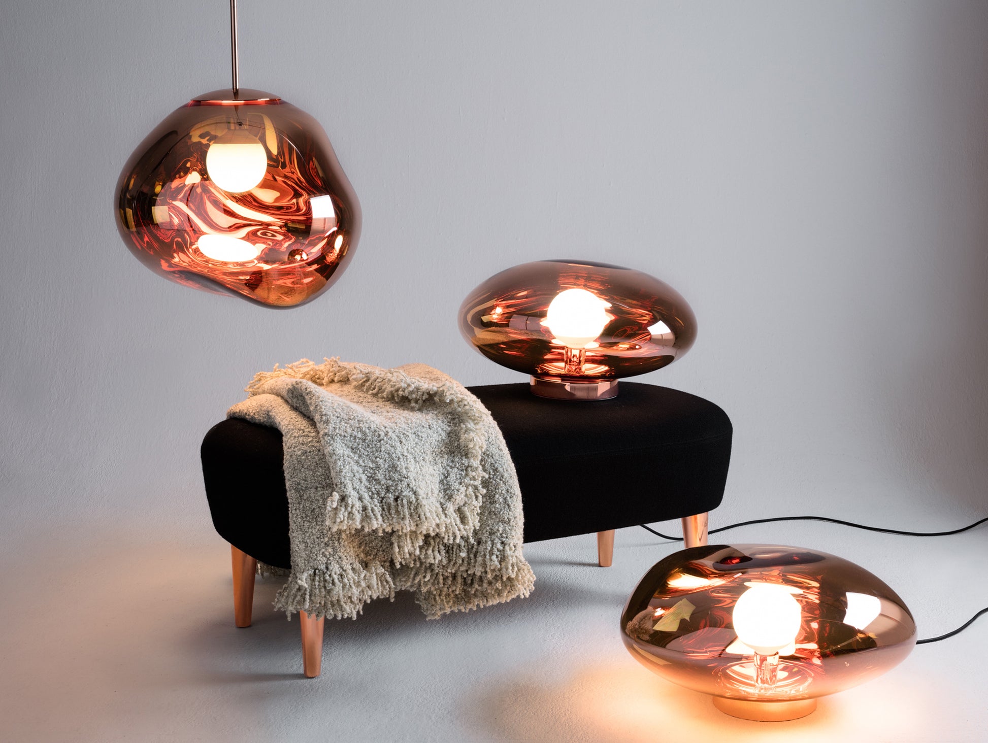 Melt Surface LED Wall Lamp by Tom Dixon