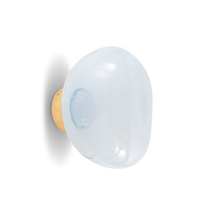 Melt Surface LED Mini Wall Lamp by Tom Dixon - Opal / Gold