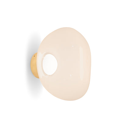Melt Surface LED Mini Wall Lamp by Tom Dixon - Opal / Gold