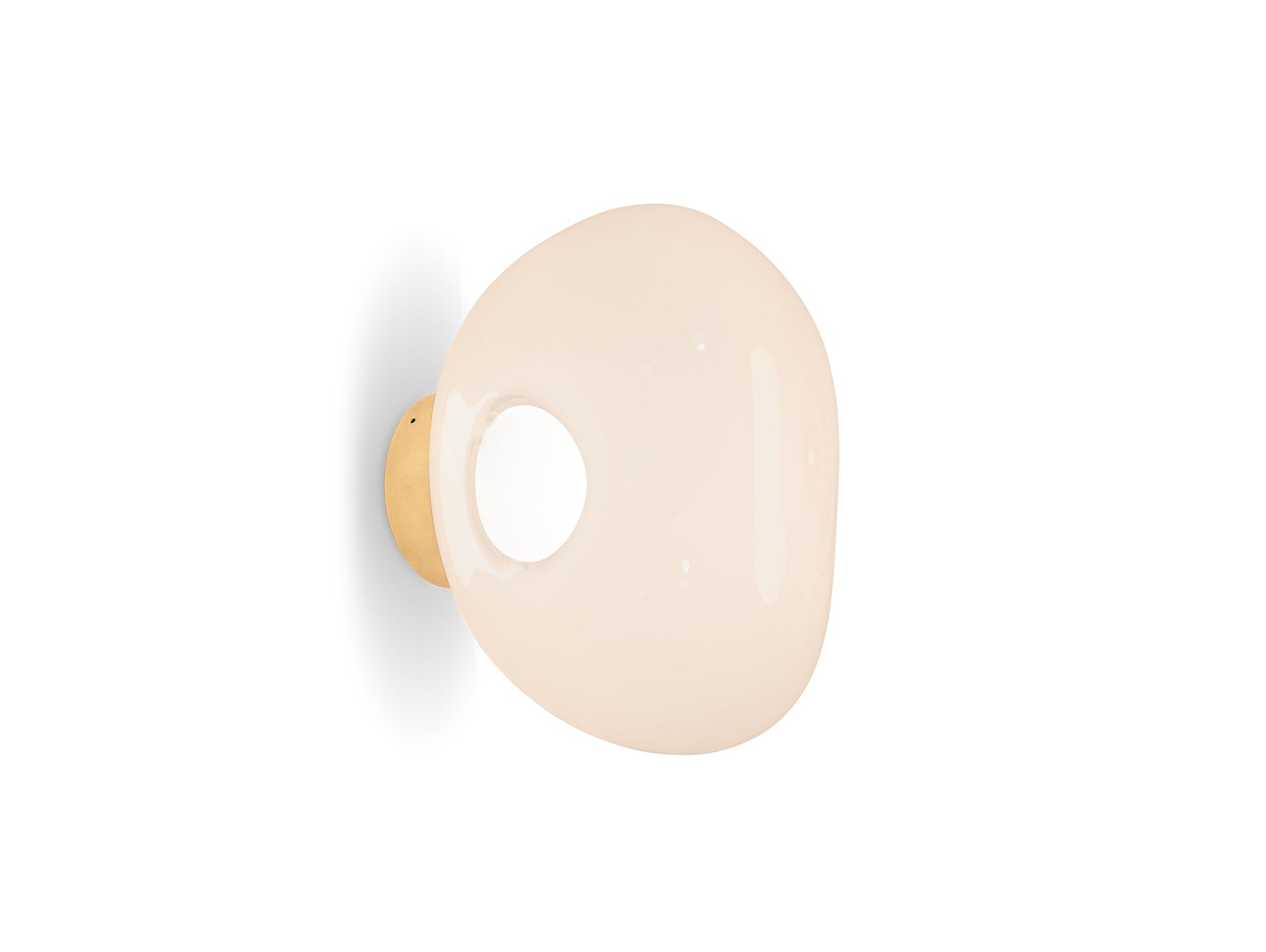 Melt Surface LED Mini Wall Lamp by Tom Dixon - Opal / Gold