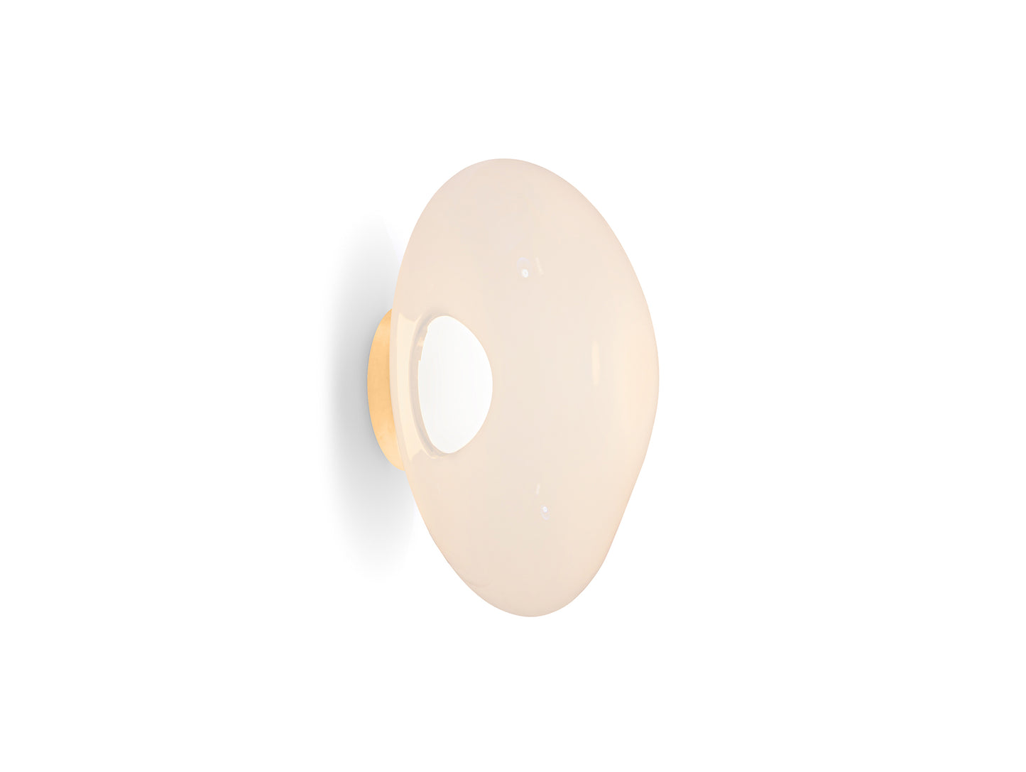 Melt Surface LED Wall Lamp by Tom Dixon - Opal / Gold
