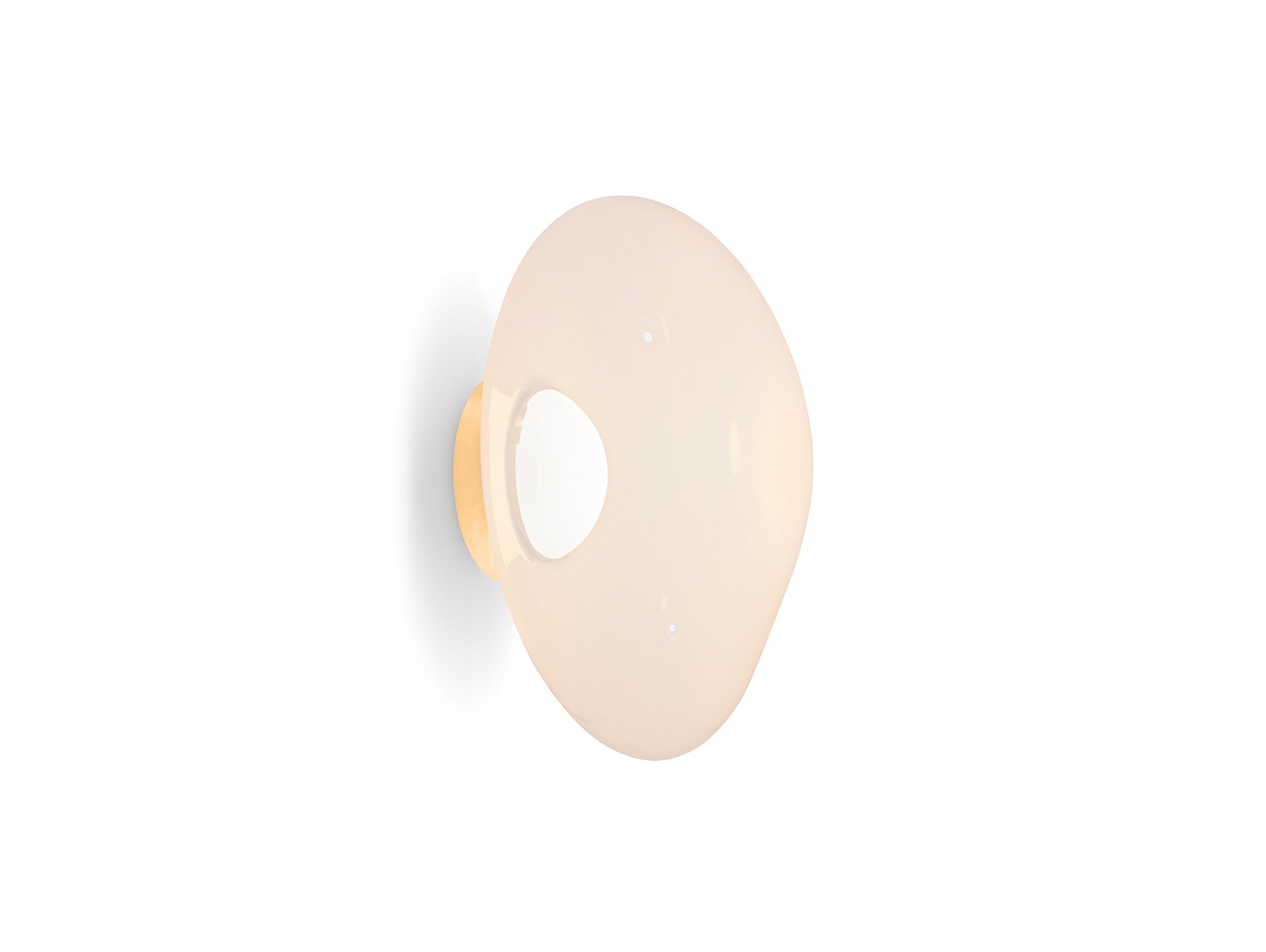 Melt Surface LED Wall Lamp by Tom Dixon - Opal / Gold