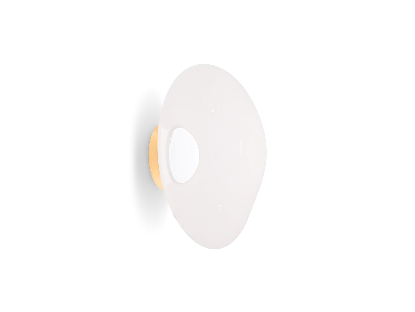 Melt Surface LED Wall Lamp by Tom Dixon - Opal / Gold