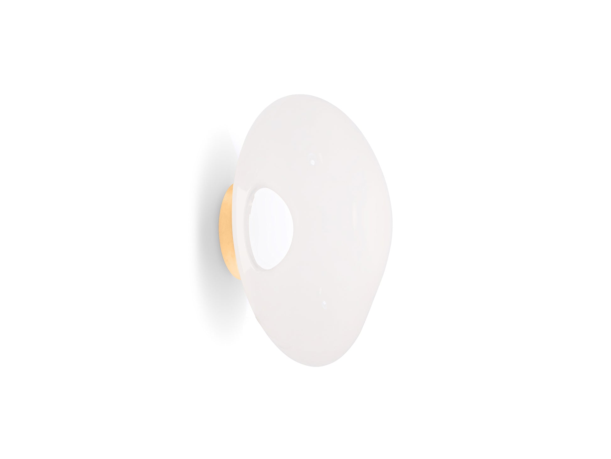 Melt Surface LED Wall Lamp by Tom Dixon - Opal / Gold