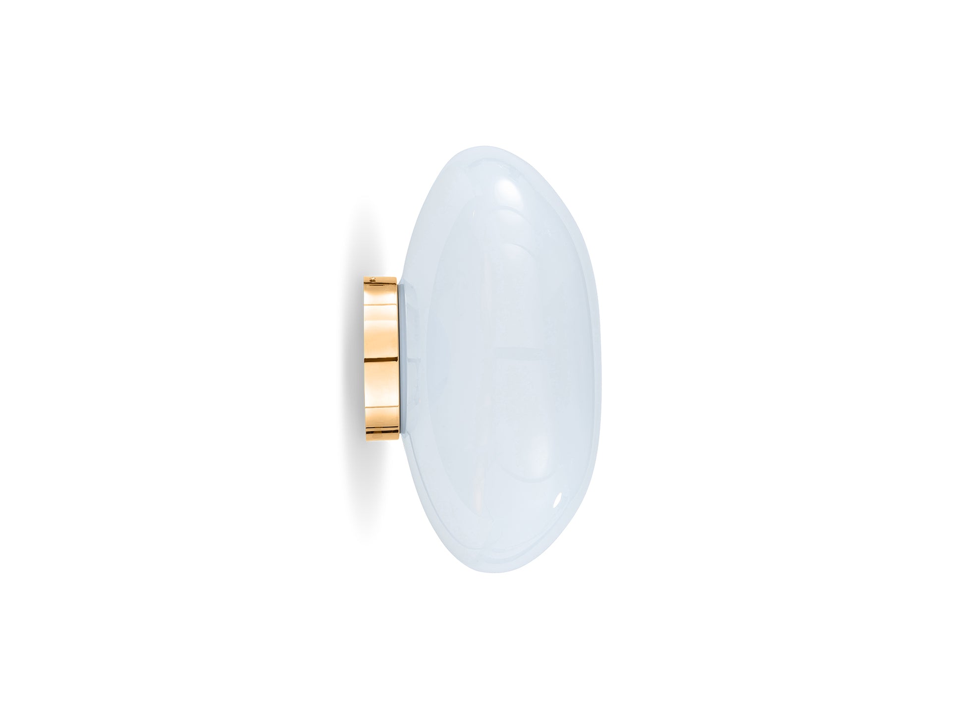 Melt Surface LED Wall Lamp by Tom Dixon - Opal / Gold