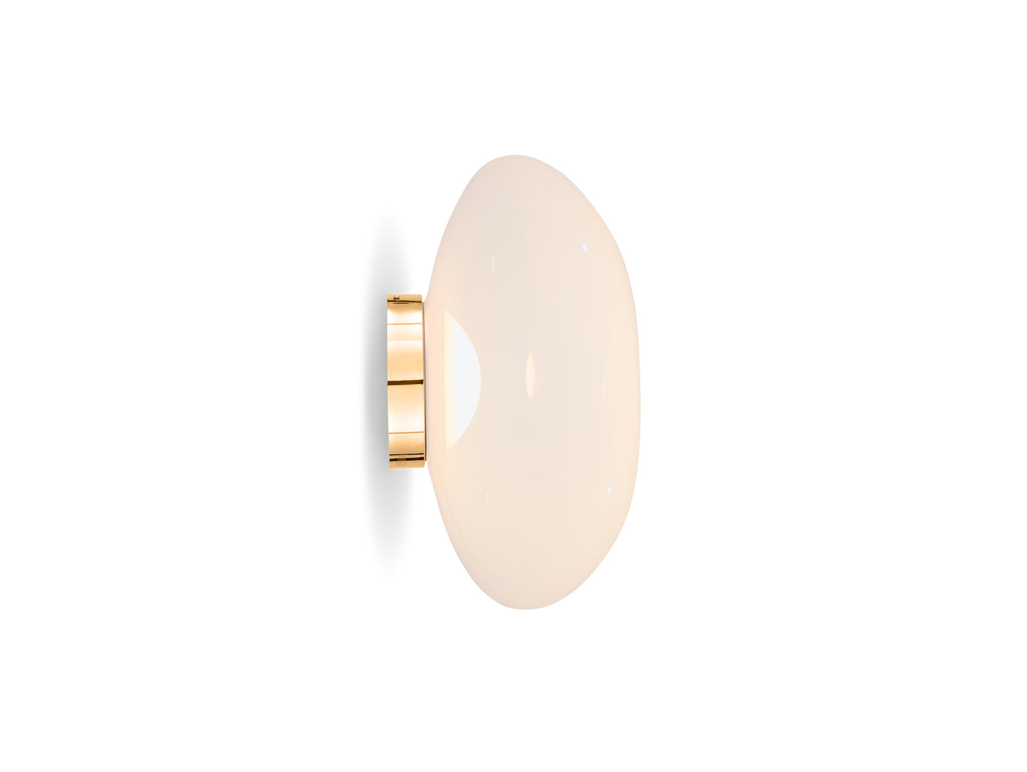 Melt Surface LED Wall Lamp by Tom Dixon - Opal / Gold