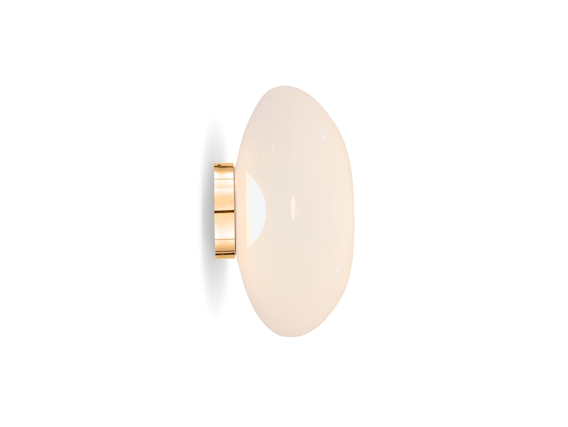 Melt Surface LED Wall Lamp by Tom Dixon - Opal / Gold