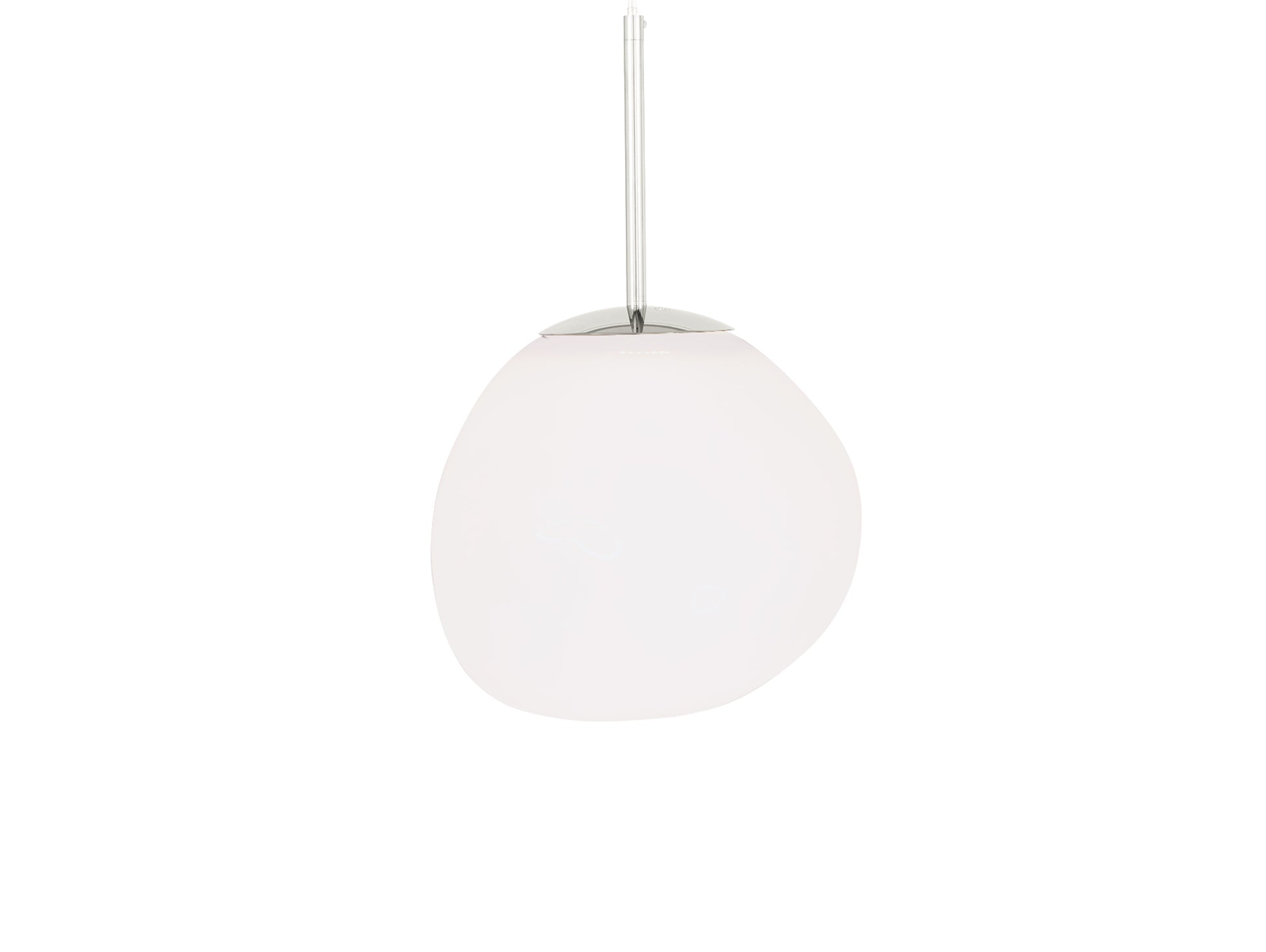 Melt LED Mini Pendant by Tom Dixon - Opal / Silver