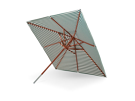 Messina Striped Umbrella by Skagerak - 300x300 / Light Apricot Dark Green Stripes