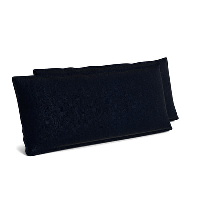 HAY Mimi Cushion for 2-Seater Sofa (Set of 2)  - Turf Blue Black