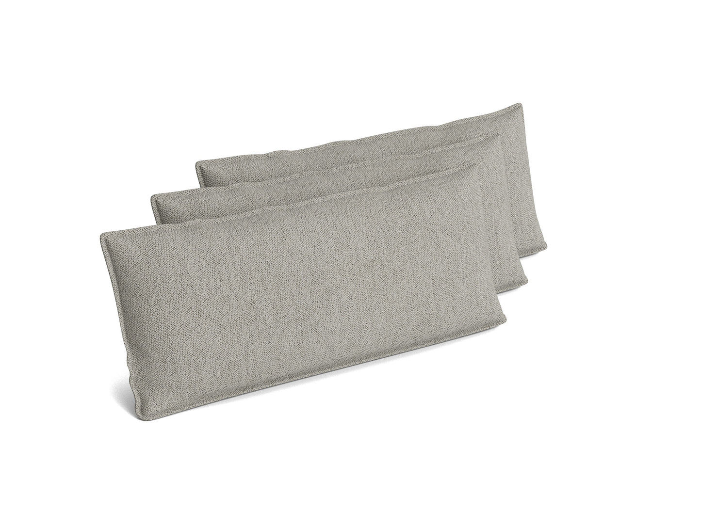 HAY Mimi Cushion for 3-Seater Sofa (Set of 3)  - Turf Light Grey