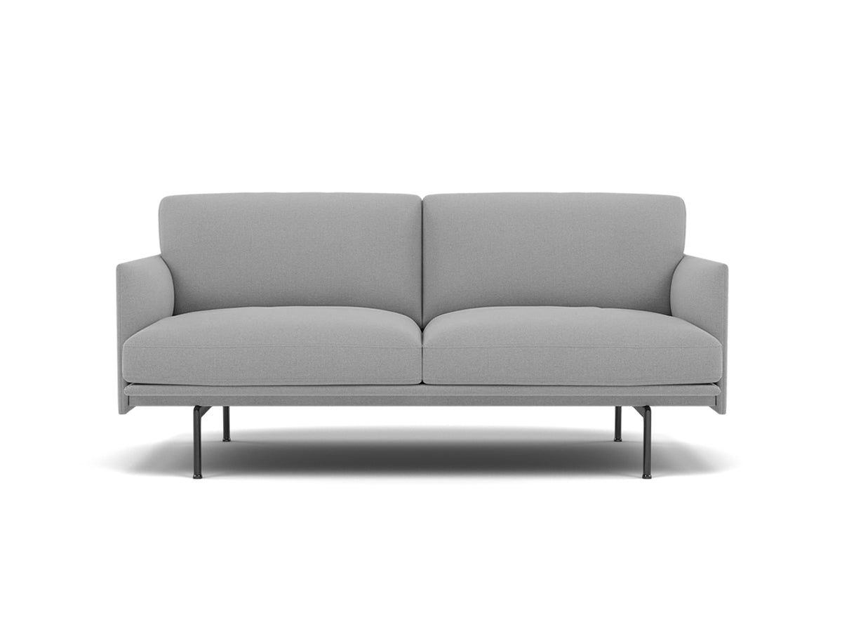 Outline Soft 2-Seater Sofa by Muuto - Steelcut Trio 133