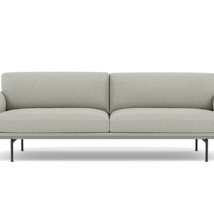 Outline Soft 3-Seater Sofa by Muuto - Clay 12
