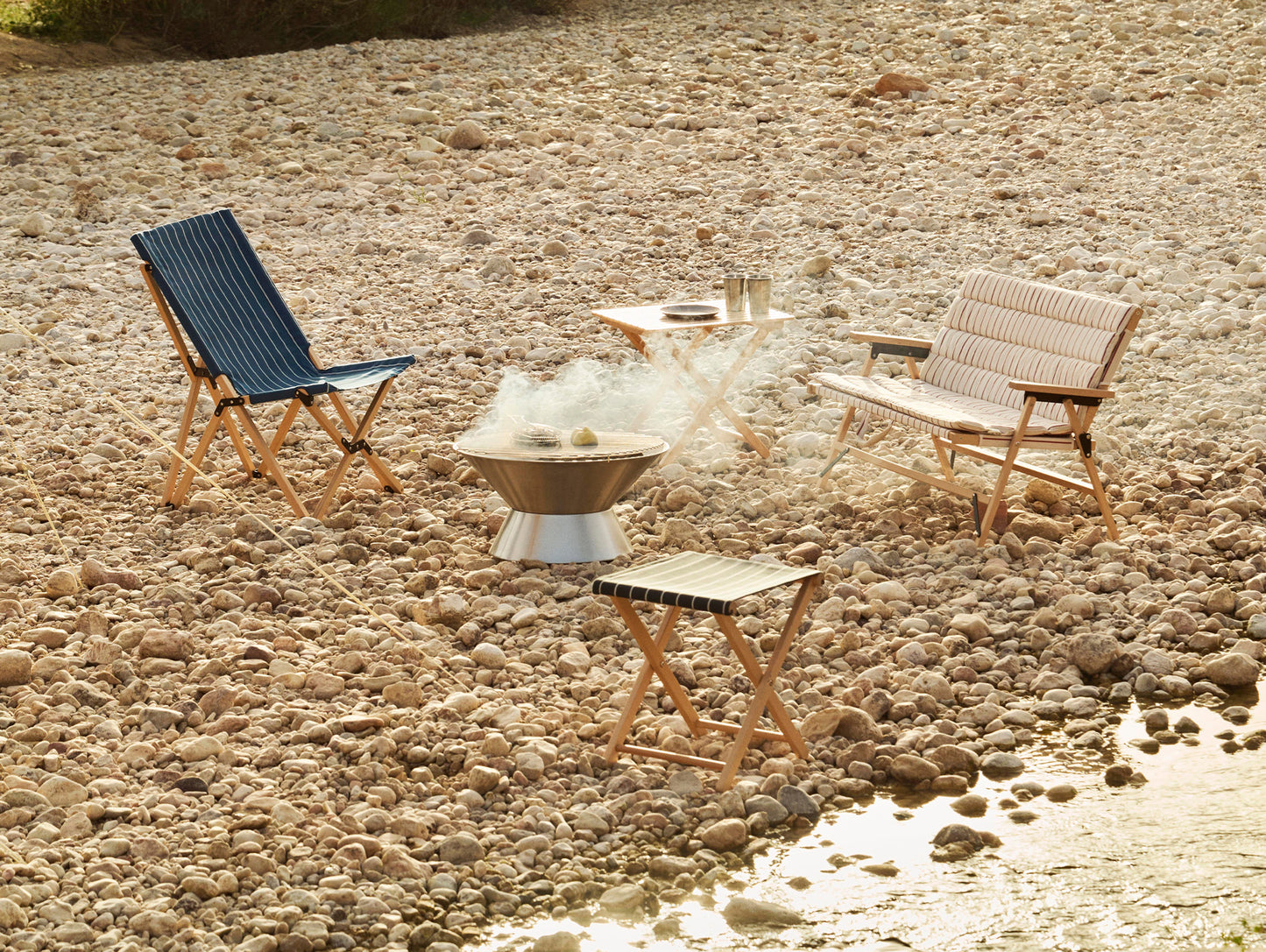 Outdoor Market Folding Sofa by HAY 