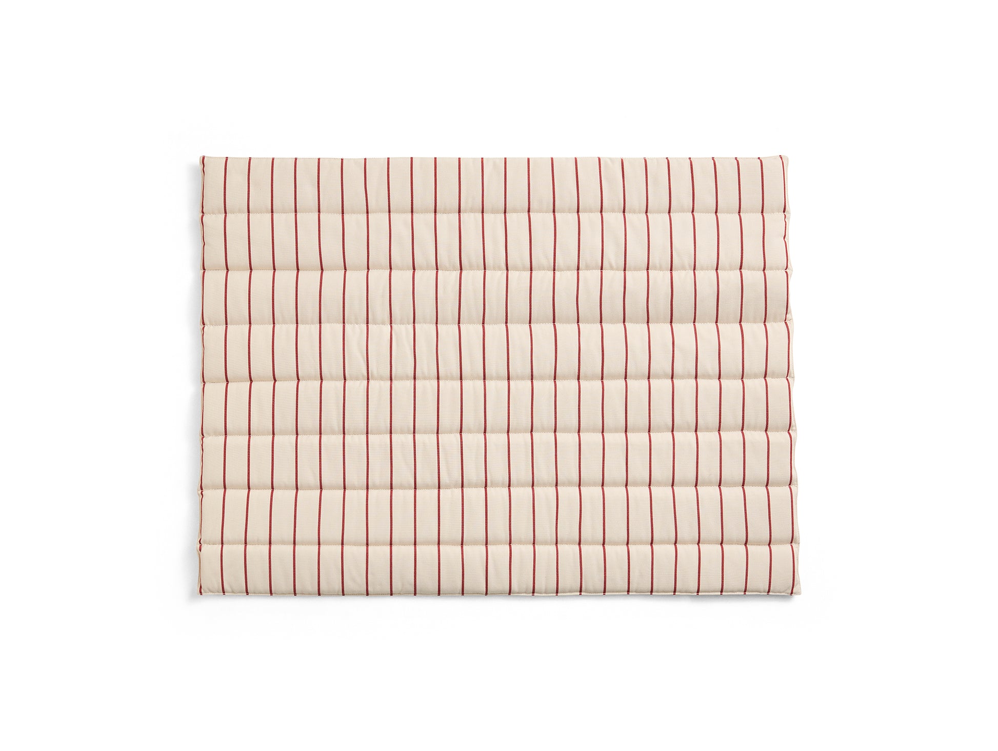 Outdoor Market Folding Sofa Cushion by HAY - Beige with Red Stripe