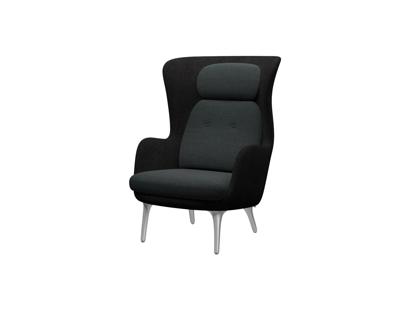Ro Lounge Chair - Mixed Upholstery