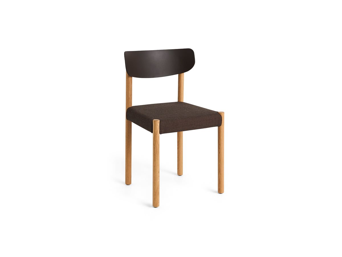 Pack Chair 11 by HAY - Oiled Oak Base / Graphite Brown Backrest / Remix 356