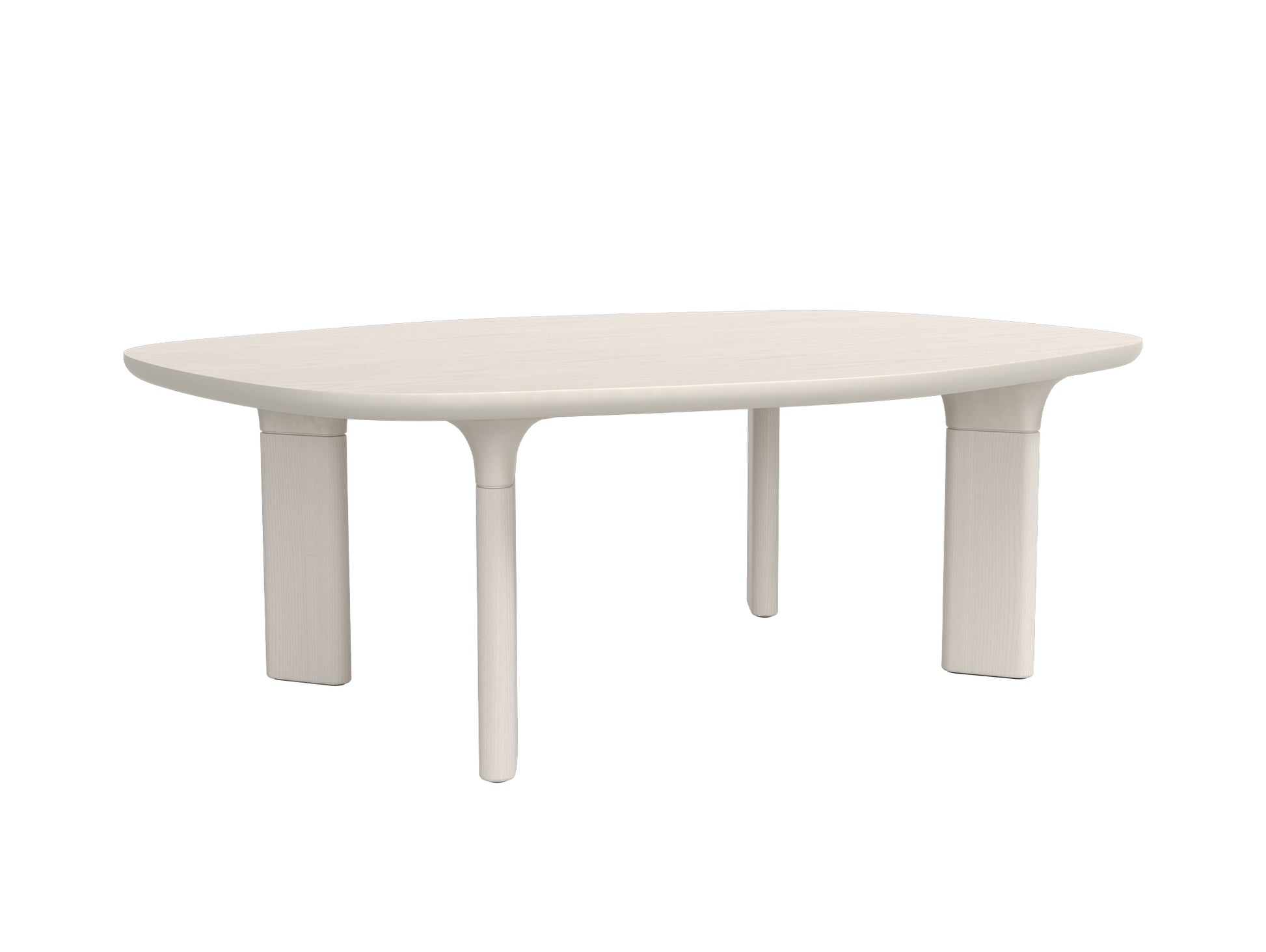 Analog Coffee Table (JH63A) by Fritz Hansen - Light Beige Ash