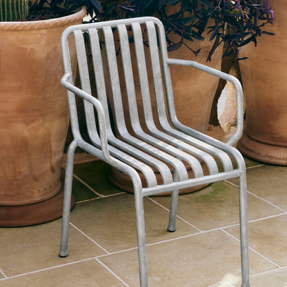 Palissade Armchair by HAY - Galvanised