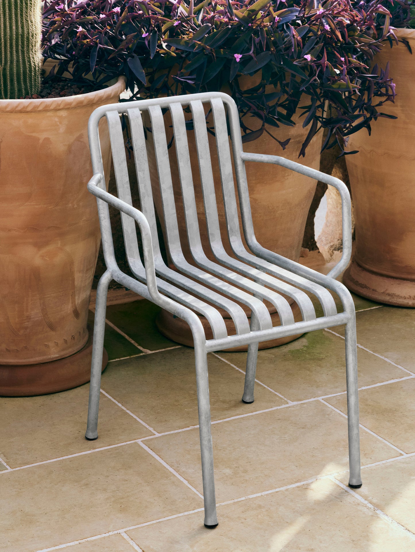 Palissade Armchair by HAY - Galvanised