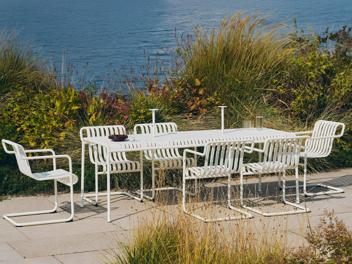 Palissade Cantilever Dining Armchair by HAY - Cream White